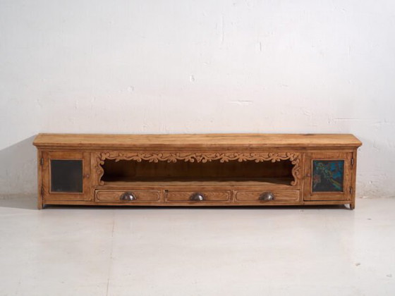 Credenza bassa antica in legno di pino – Cina, circa 1930 – Credenze con vetrina, Iron (photo 31 of 40)