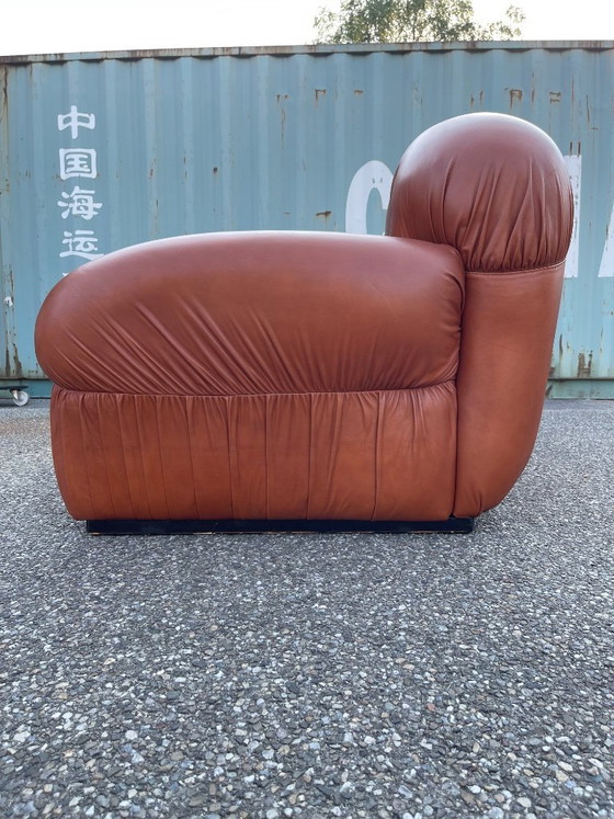 Image 1 of Sculpturale bank in Italiaans design uit de jaren 70