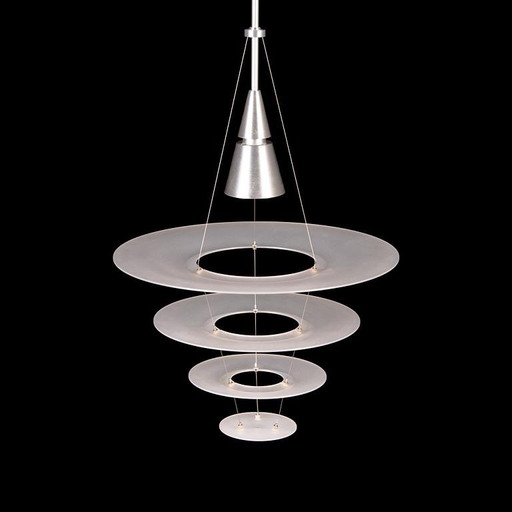 2x Louis Poulsen Enigma 425 Lampe à suspension - Minimalisme japonais et Top Design danois