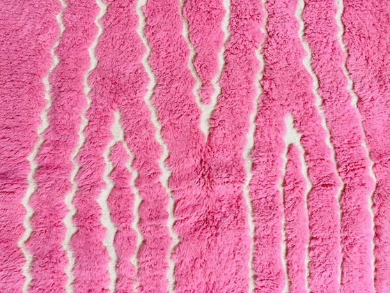 Handmade Traditional Pink Berber Rug, Beni Ouraïne Style, 200/300 cm – Aime Té, Rugs & carpets, Wool (photo 8 of 9)
