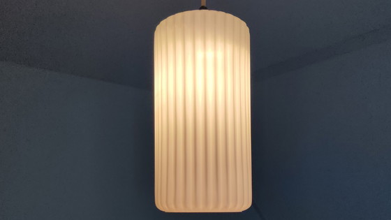 Image 1 of Philips Pendelleuchte Designer Louis Kalff Philips weiß Niederlande '60