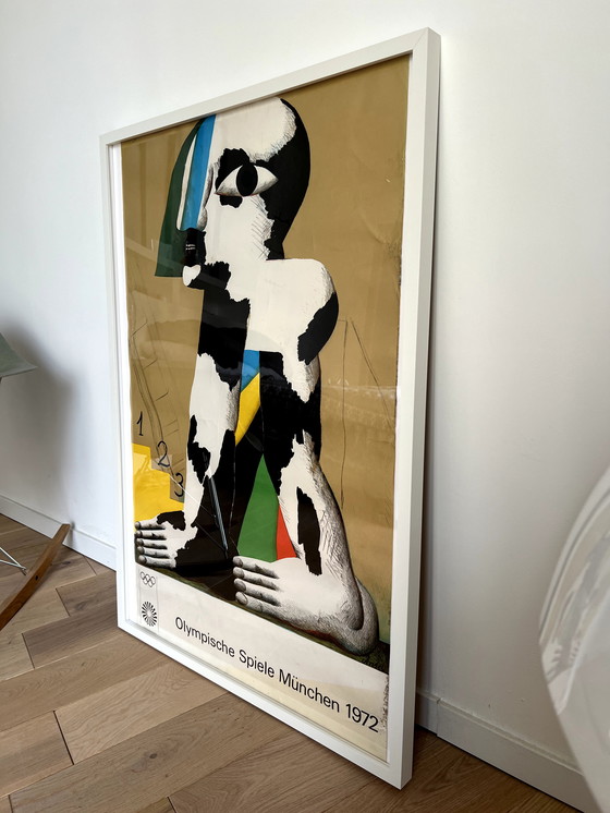 Image 1 of Poster Jo Munich Munchen 1972 Horst Antes Space Age Warhol