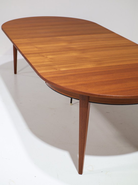 Image 1 of Tavolo da pranzo allungabile Omann Jun 55 in teak, stile vintage danese