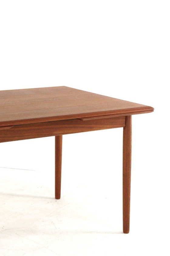 Image 1 of Deense verlengbare rechthoekige eettafel 'Siem' vintage teak