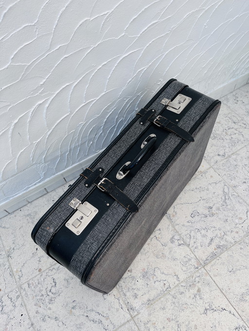 Mottled Grey Cardboard Suitcase