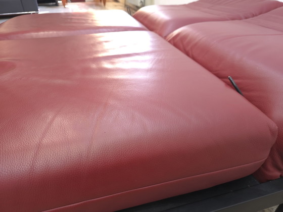 Rolf Benz Plura Sofa Designer Sofa Leather Sofa Couch Function – 2 seaters (photo 15 of 15)