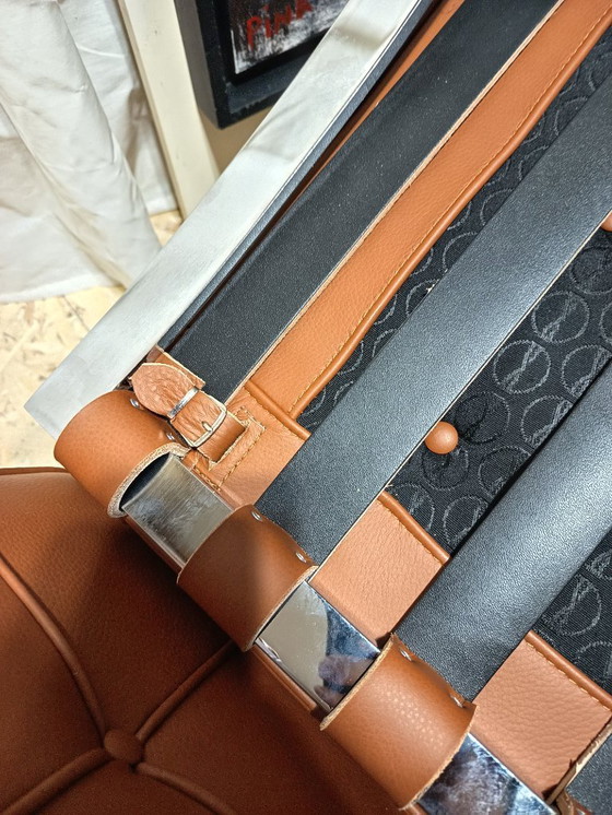 Image 1 of Sillones KNOLL Studio Barcelona (NUEVA Serie 2026) en piel natural (color coñac)