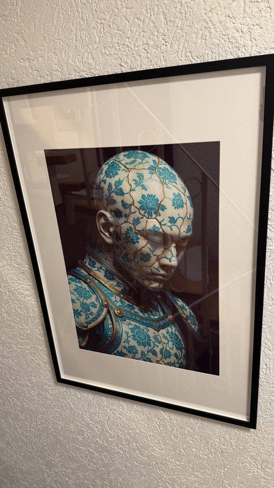 Image 1 of Murale Kintsugi Samurai di Rotan Hunt