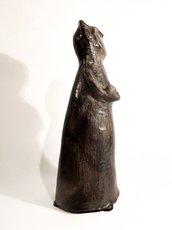 1950s Italian Artist Maternity Ceramic Sculpture (photo 4 of 10)