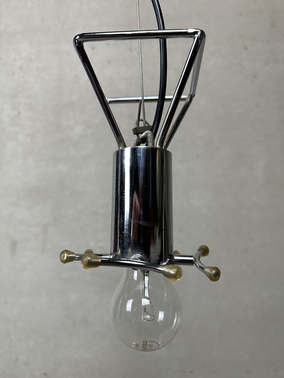 Image 1 of Vintage 'Tulip' Murano Pendant Lamp - Carlo Nason