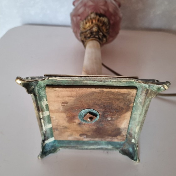 Image 1 of Art Deco brass desk lamp