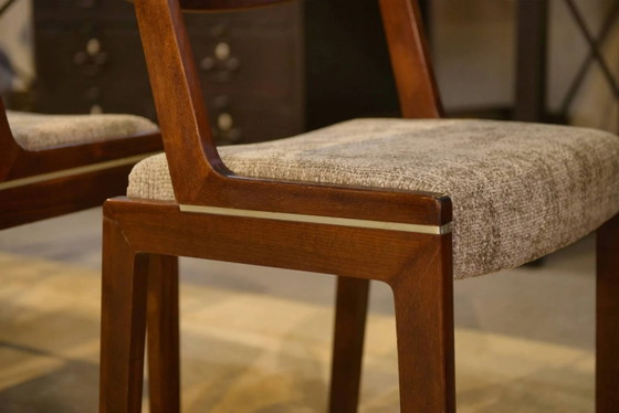 Set of 4 Scandinavian chairs from the 1960s. – Dining chairs, Wood (photo 2 of 11)