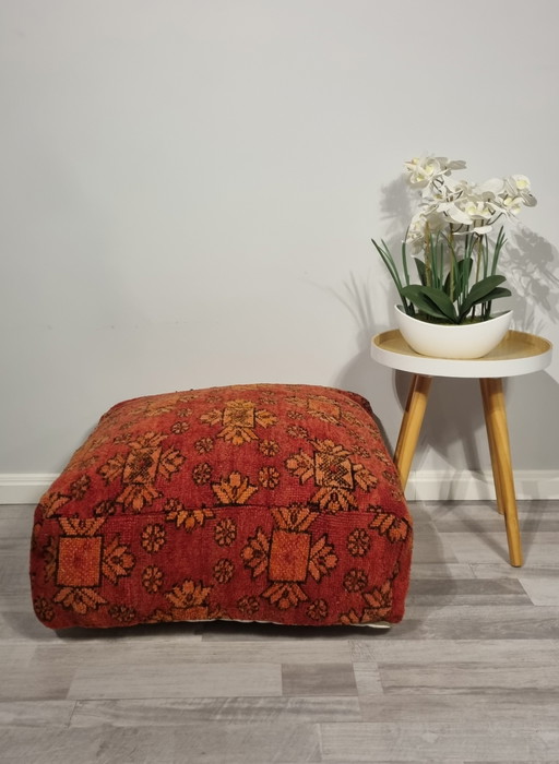 Kelim berber pouf, pouf marocain