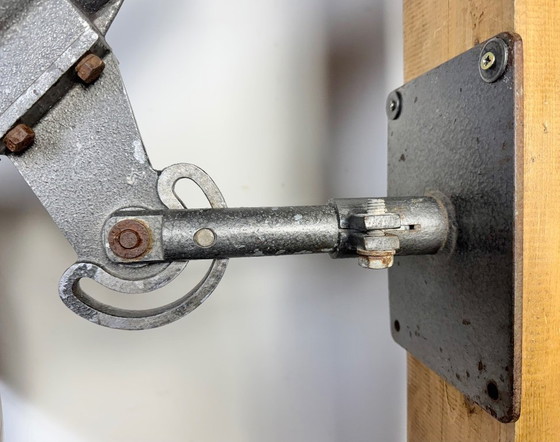 Image 1 of Large Vintage Industrial Aluminium Factory Wall Spotlight, 1970s