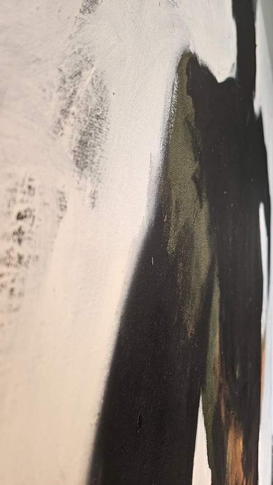 Image 1 of Large expressive figurative oil painting - 130 x 160 cm