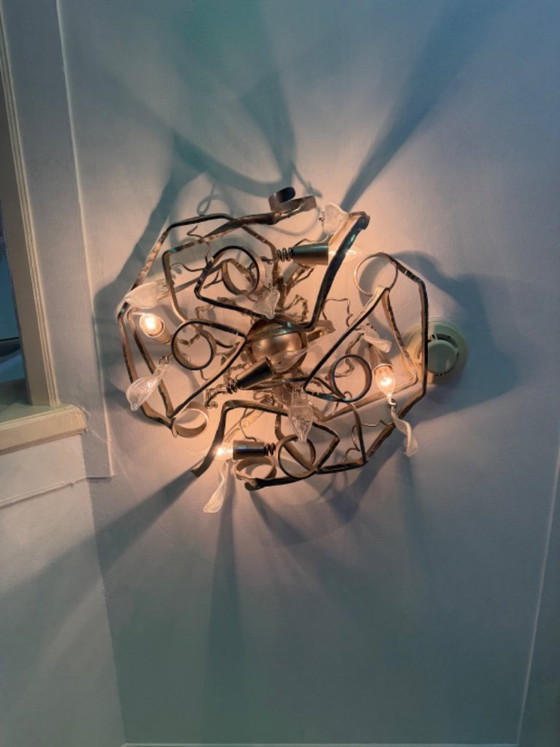 Image 1 of Brand van Egmond – Runde Delphinium-Deckenleuchte