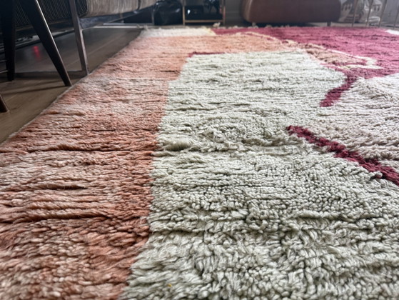 Image 1 of Tappeto marocchino astratto vintage 291 × 203 cm – Lana annodata a mano