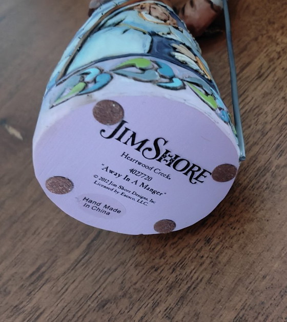 Image 1 of Weihnachtskrippe / Weihnachtsstall, handgefertigt von Jim Shore