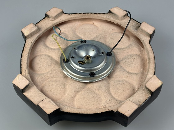 Image 1 of Lámpara de pared de cerámica de los años 60 y 70, diseño de la era espacial de mediados de siglo