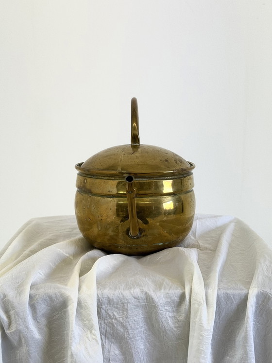 Image 1 of Regadera antigua de latón