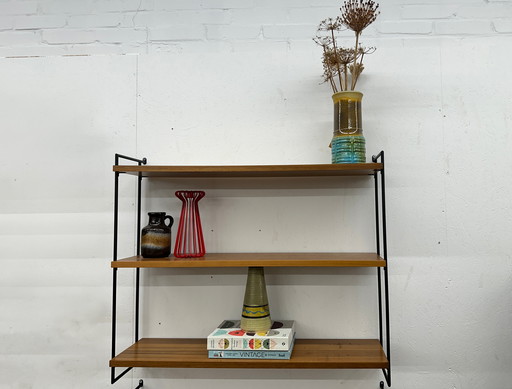 Vintage Wall Rack | Omnia | Wall Shelf | Teak | 3 Shelves