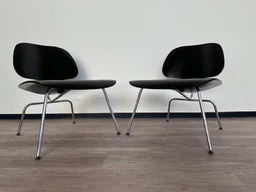 2 pieces Vitra LCM Charles Eames wooden chair