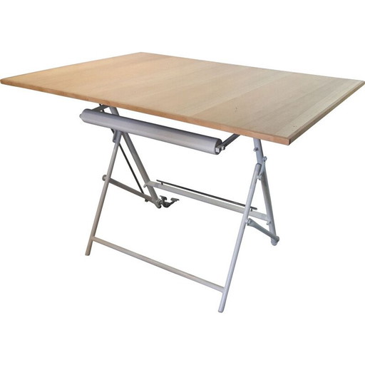 Mesa de comedor industrial vintage