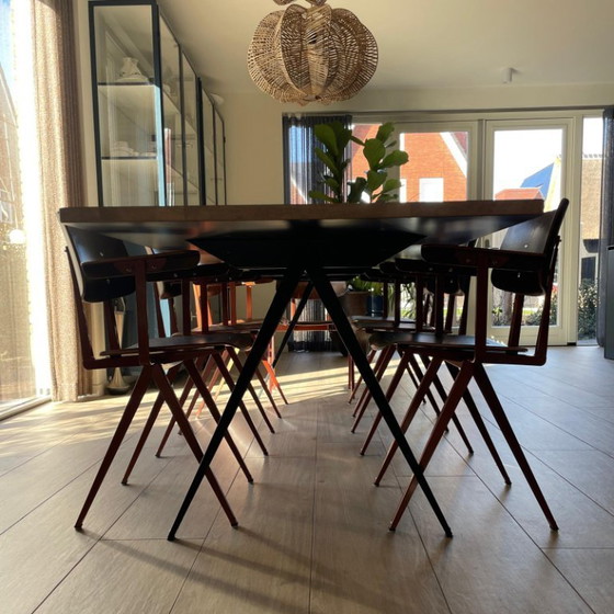 Image 1 of Dining room furniture Galvanitas 6 chairs and table