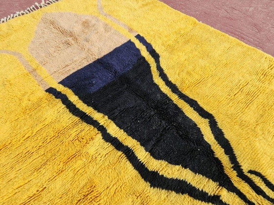 Authentic Handwoven Beni Ouraine Rug from the Atlas Mountains, Made in Morocco, 2/3 m – Aime Té (photo 6 of 10)