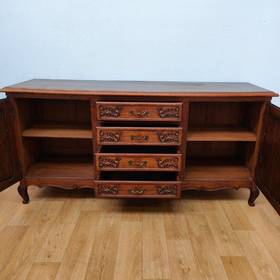 Image 1 of Vintage Louis XV wandkast buffetkast dressoir ladekast