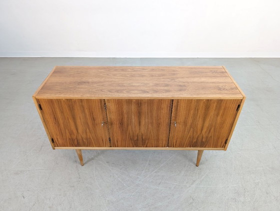 Image 1 of Original Midcentury Sideboard Walnut Vintage 1960s Buffet