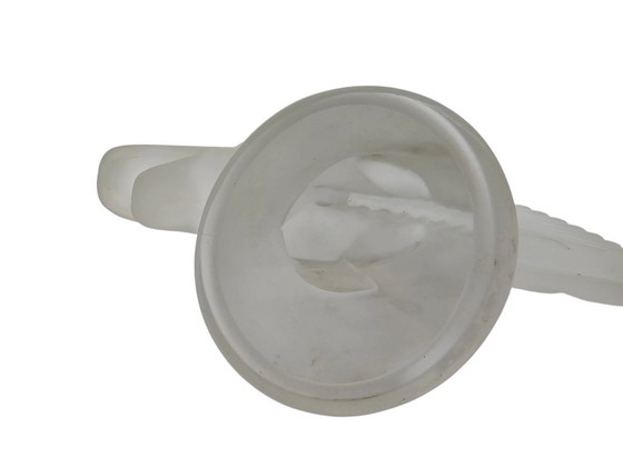 Image 1 of Stile boemo - Lalique - vetro satinato - mascotte per auto in vetro "Longchamp" - terzo quarto del XX secolo
