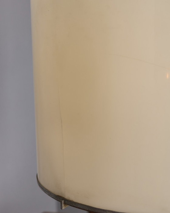 Image 1 of Vintage tafellamp van metaal en plexiglas uit de jaren 70, ontworpen door Vit Kellj