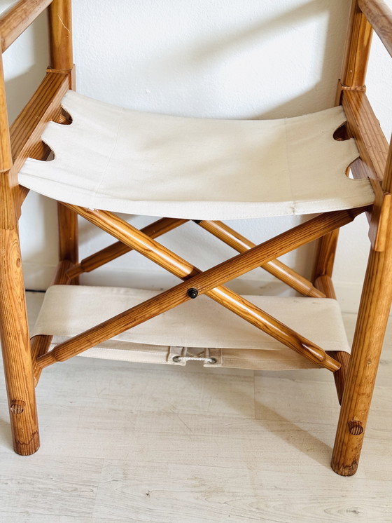 Image 1 of Vintage Jaren 70 Safaristoel Regisseursstoel