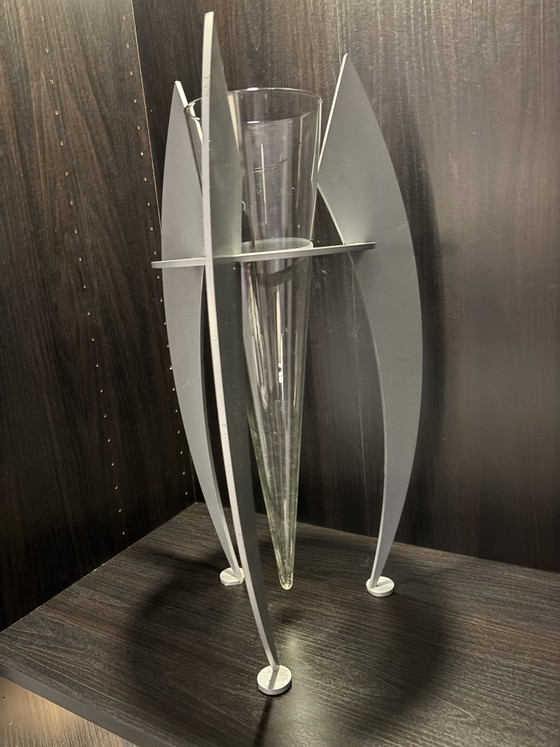 Designervase – Vasen, Glass, Metal (photo 3 of 6)