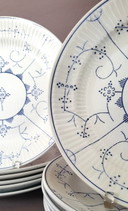 💕12 Boch Copenhague Dinner Plates in Very Good Condition I