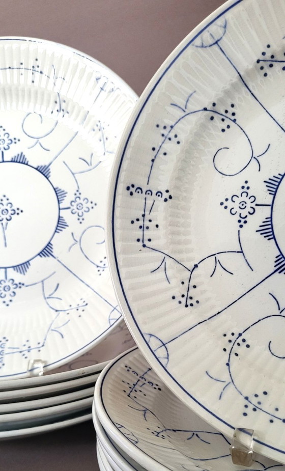12 platos llanos Boch Copenhagen en muy buen estado – Boch Copenhague, Loza, Porcelain (photo 3 of 5)