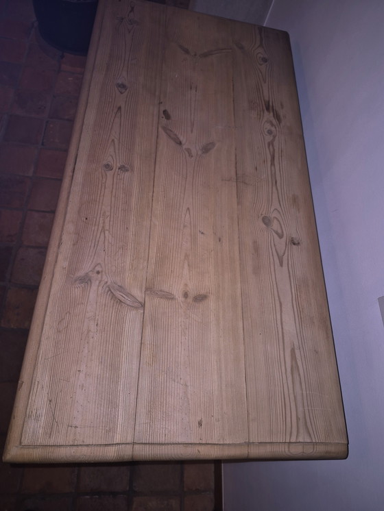 Image 1 of Strakke Antieke Grenen Ladekast 