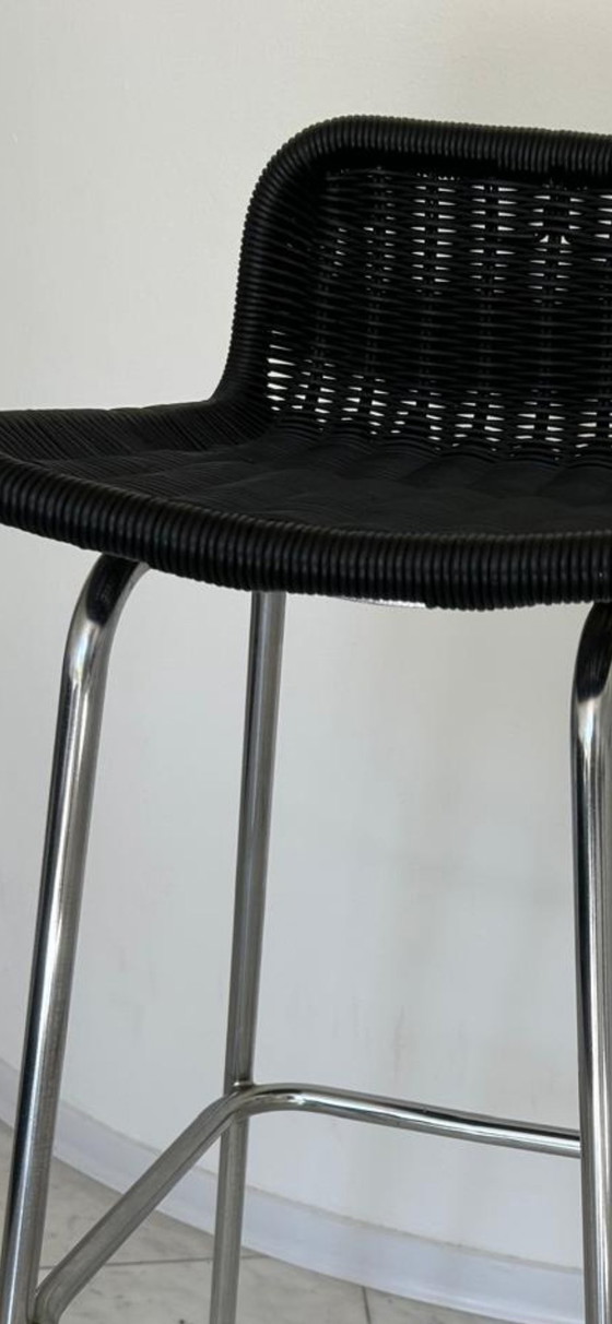 Image 1 of Set van 4 barkrukken merk Dirk van Sliedrecht rohe Noordwolde