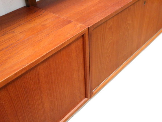 Image 1 of Groot vintage wandsysteem van Poul Cadovius voor Cado Denemarken