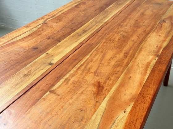 Image 1 of Dining table made of acacia wood, 1960s/70s