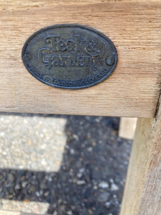 Image 1 of Banco de jardín de teca de Teak&Garden, 185 cm.