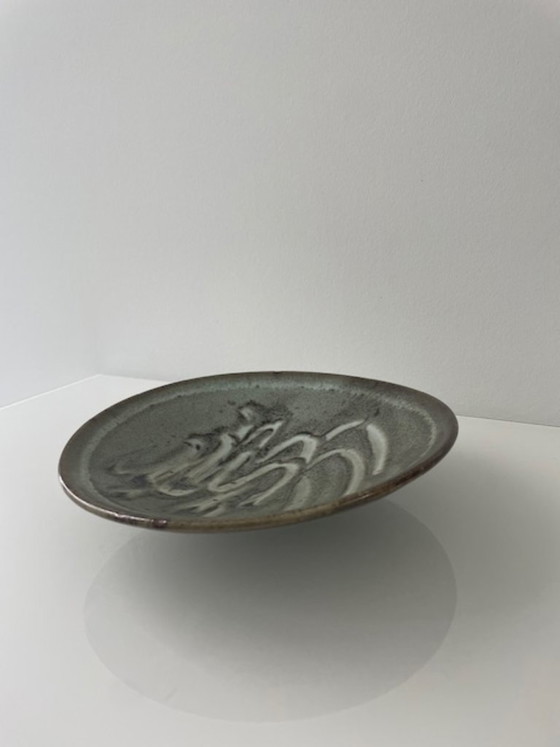 Image 1 of Vintage Taizé ceramic design bowl on a base