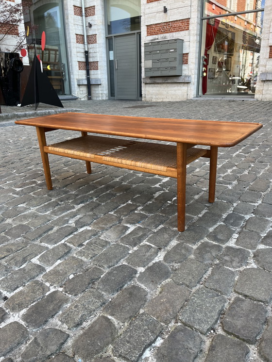 Image 1 of Teak coffee table, by Hans J.Wegner, Denmark, 1960's