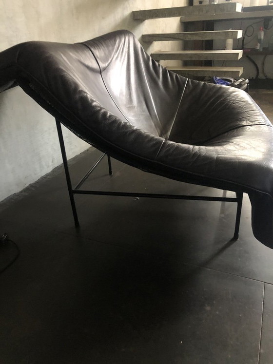 Vintage Butterfly Chair Gerard Van Den Berg Montis 1985 – Armchairs, Leather, Metal (photo 3 of 7)