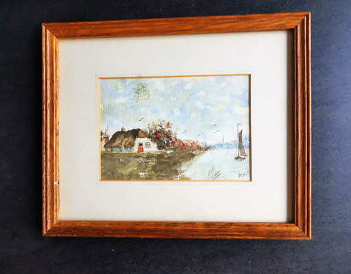 Landscape painting, small size