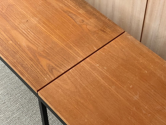 Image 1 of Florence Knoll T-hoekbank/salontafel (model 332)