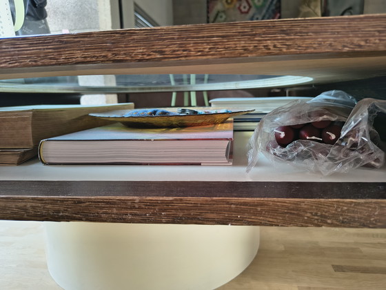 Image 1 of Space Age vintage salontafel wengé 