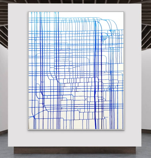 Antadze Abstract Composition XXL – schilderijen tekeningen, Canvas