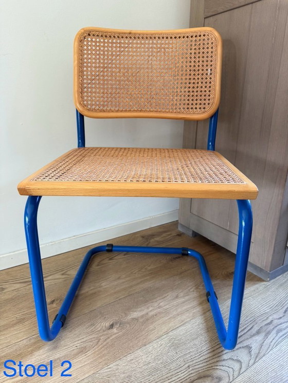Image 1 of Rare blue Breuer style Cesca Chair